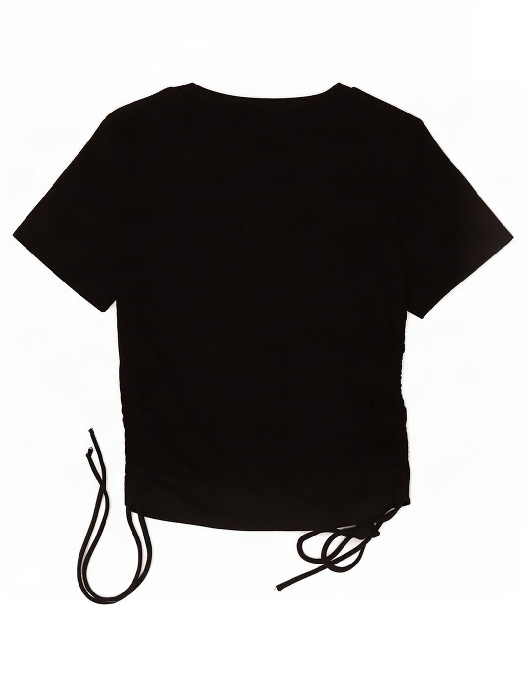 Zara Womens Crop Top UK 12 Medium Black Polyester