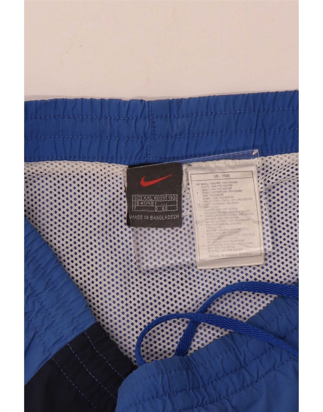 Nike Mens Sport Shorts 2XL  Blue Colourblock Nylon