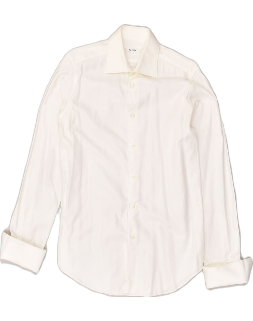 PAL ZILERI Mens Shirt Size 40 Medium White | Vintage Pal Zileri | Thrift | Second-Hand Pal Zileri | Used Clothing | Messina Hembry 