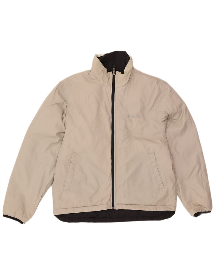 Timberland Mens Reversible Padded Jacket UK 40 Large Black Nylon