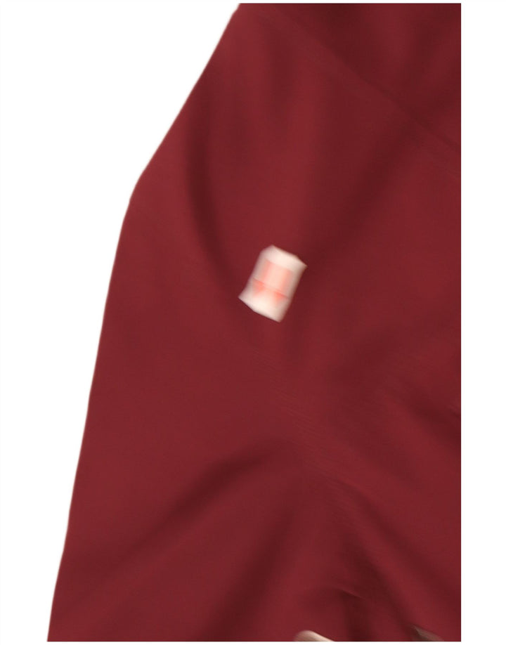 Napapijri Mens Hooded Anorak Jacket UK 36 Small Maroon Polyester