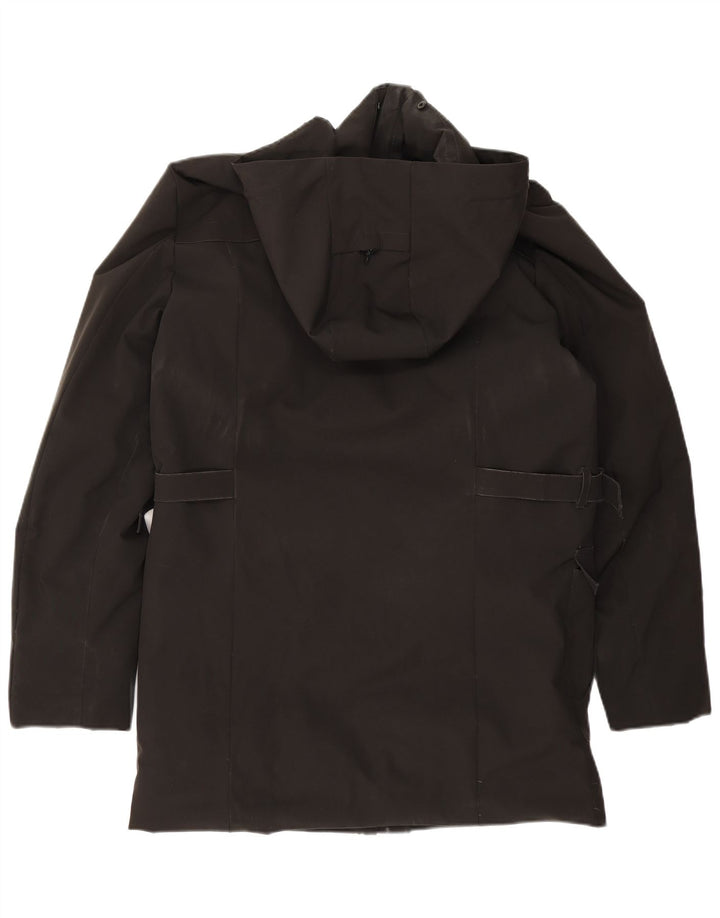 Canadiens Mens Hooded Padded Coat IT 46 Small Black Polyester