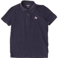 Jack & Jones Mens Polo Shirt Small Navy Blue Cotton