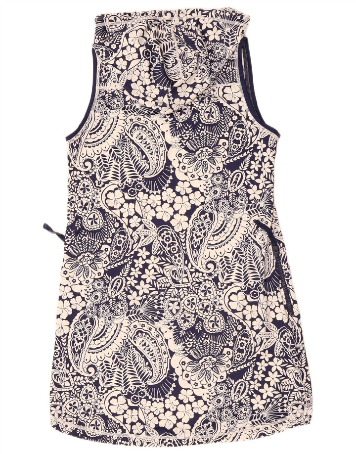 Tommy Bahama Womens Sleeveless Blouse Top UK 10 Small Navy Blue Nylon