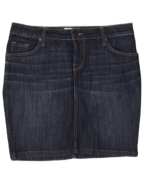 Mustang Womens Denim Skirt W32 Large Blue