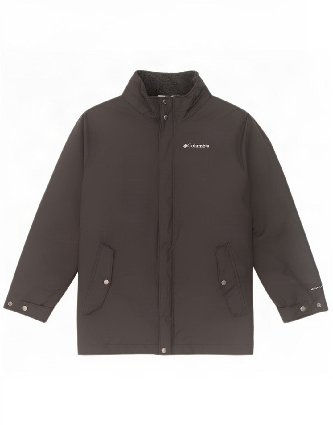 Columbia Boys Windbreaker Jacket 10-11 Years Medium Black Polyester