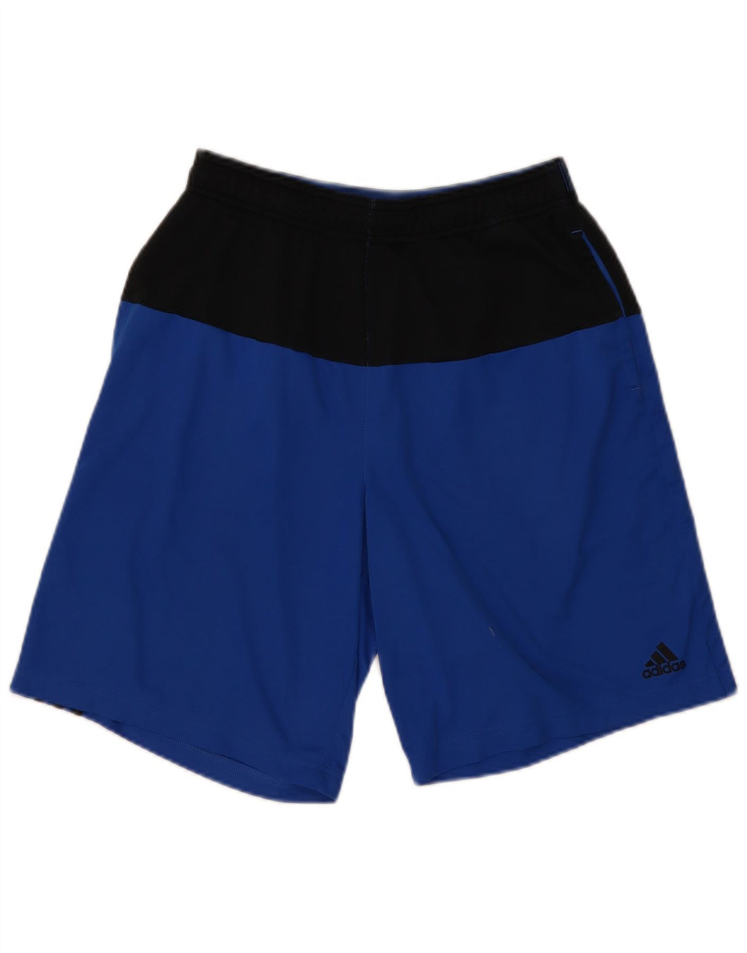 ADIDAS Mens Climalite Graphic Sport Shorts Medium Blue Colourblock