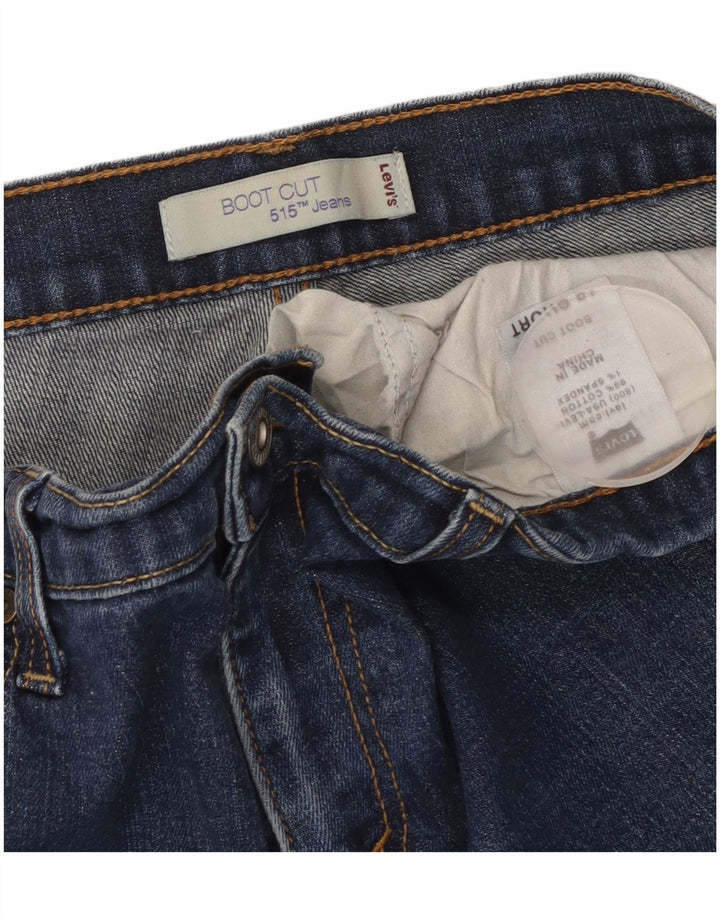 LEVI'S Womens 515 Denim Shorts US 12 Large W34  Blue Cotton