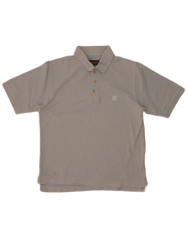 Timberland Mens Polo Shirt Medium Grey Cotton