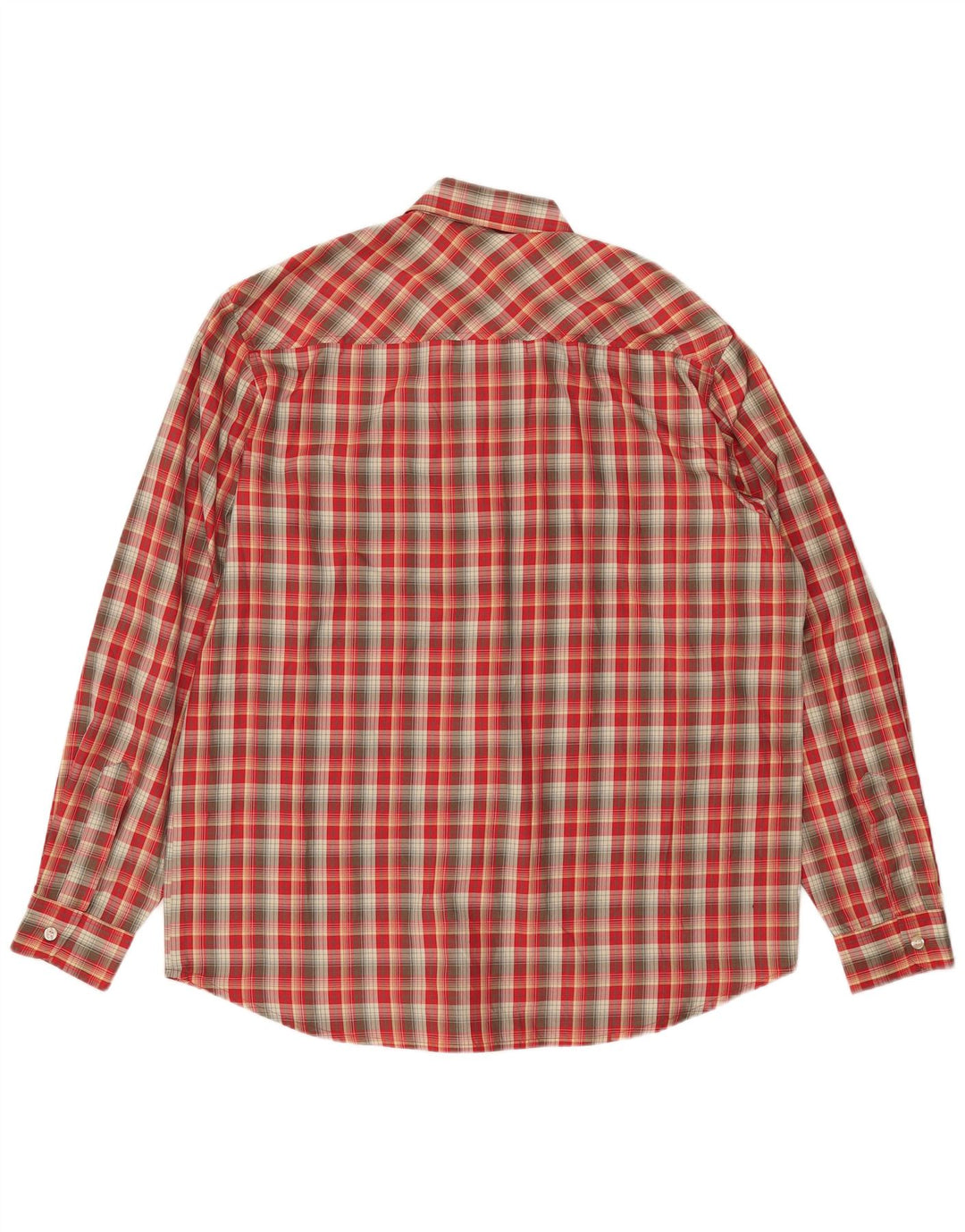 BAILO Mens Shirt 2XL Red Check Polyester
