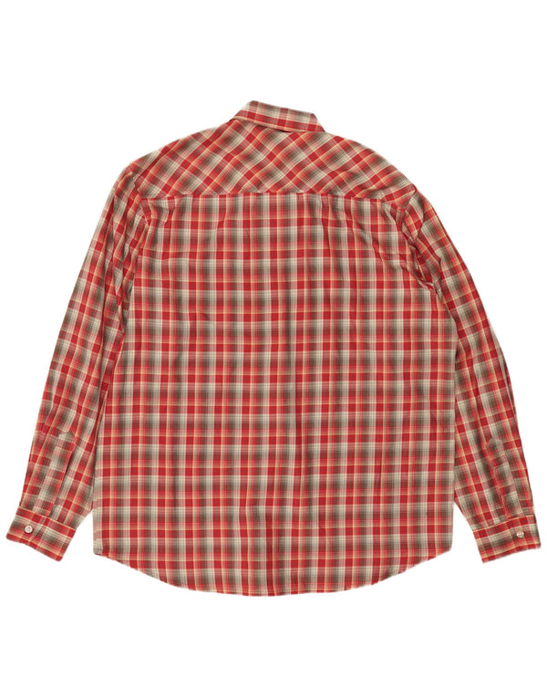 BAILO Mens Shirt 2XL Red Check Polyester