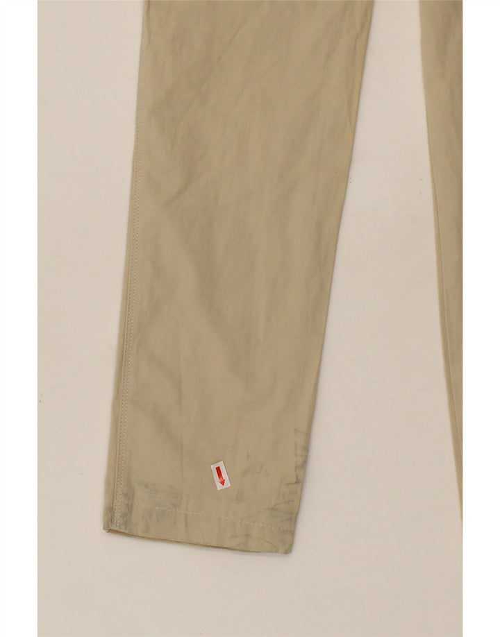 ARMANI Womens Slim Chino Trousers W25 L25 Beige Cotton Vintage Armani and Second-Hand Armani from Messina Hembry 