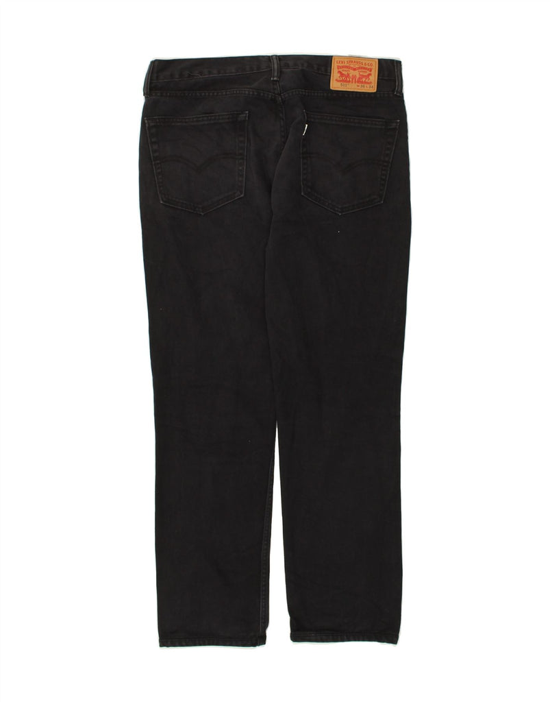LEVI'S Mens 511 Slim Jeans W36 L30 Black Cotton | Vintage Levi's | Thrift | Second-Hand Levi's | Used Clothing | Messina Hembry 