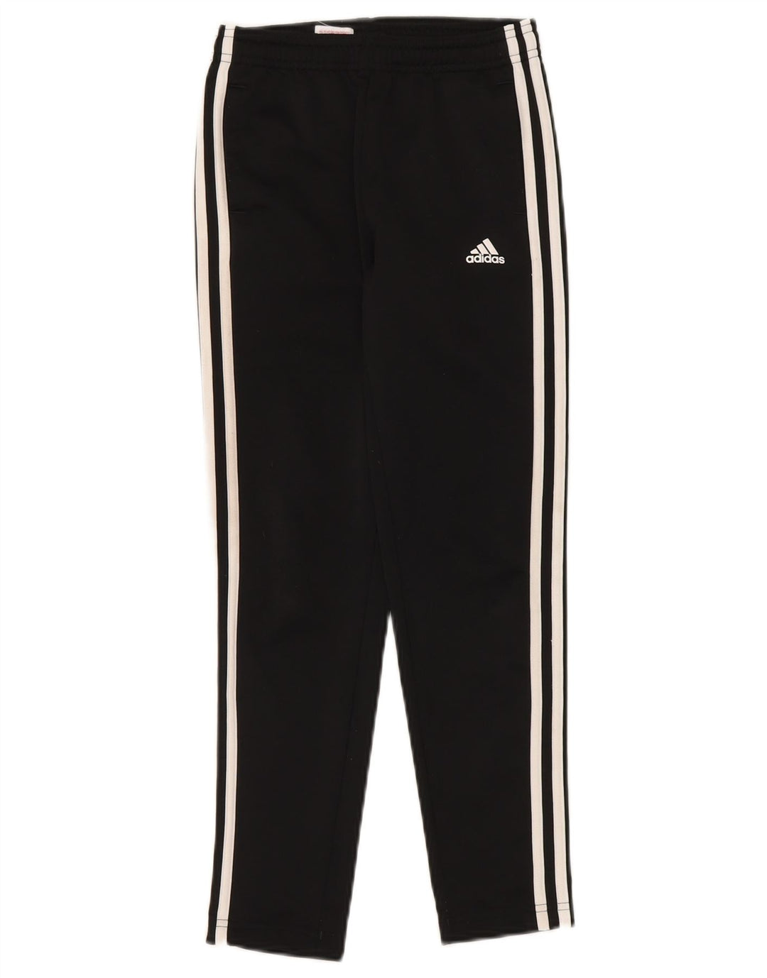 Adidas Boys Tracksuit Trousers 9-10 Years Black Polyester