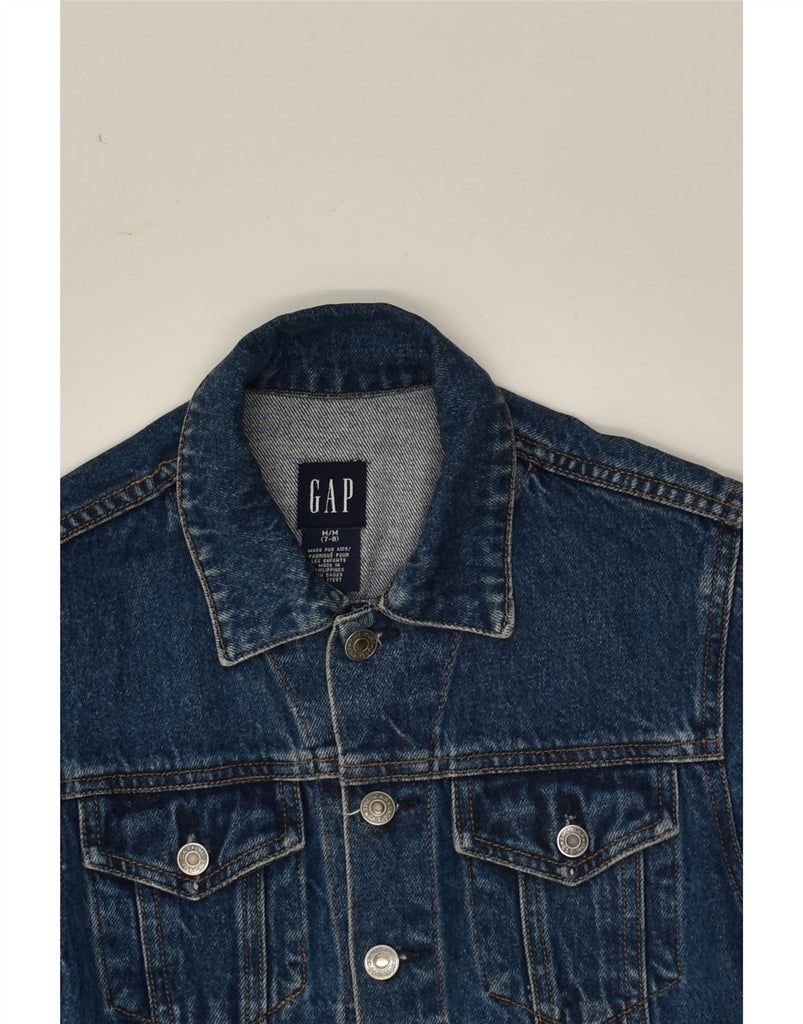 GAP Boys Denim Jacket 7-8 Years Medium Navy Blue Cotton | Vintage Gap | Thrift | Second-Hand Gap | Used Clothing | Messina Hembry 