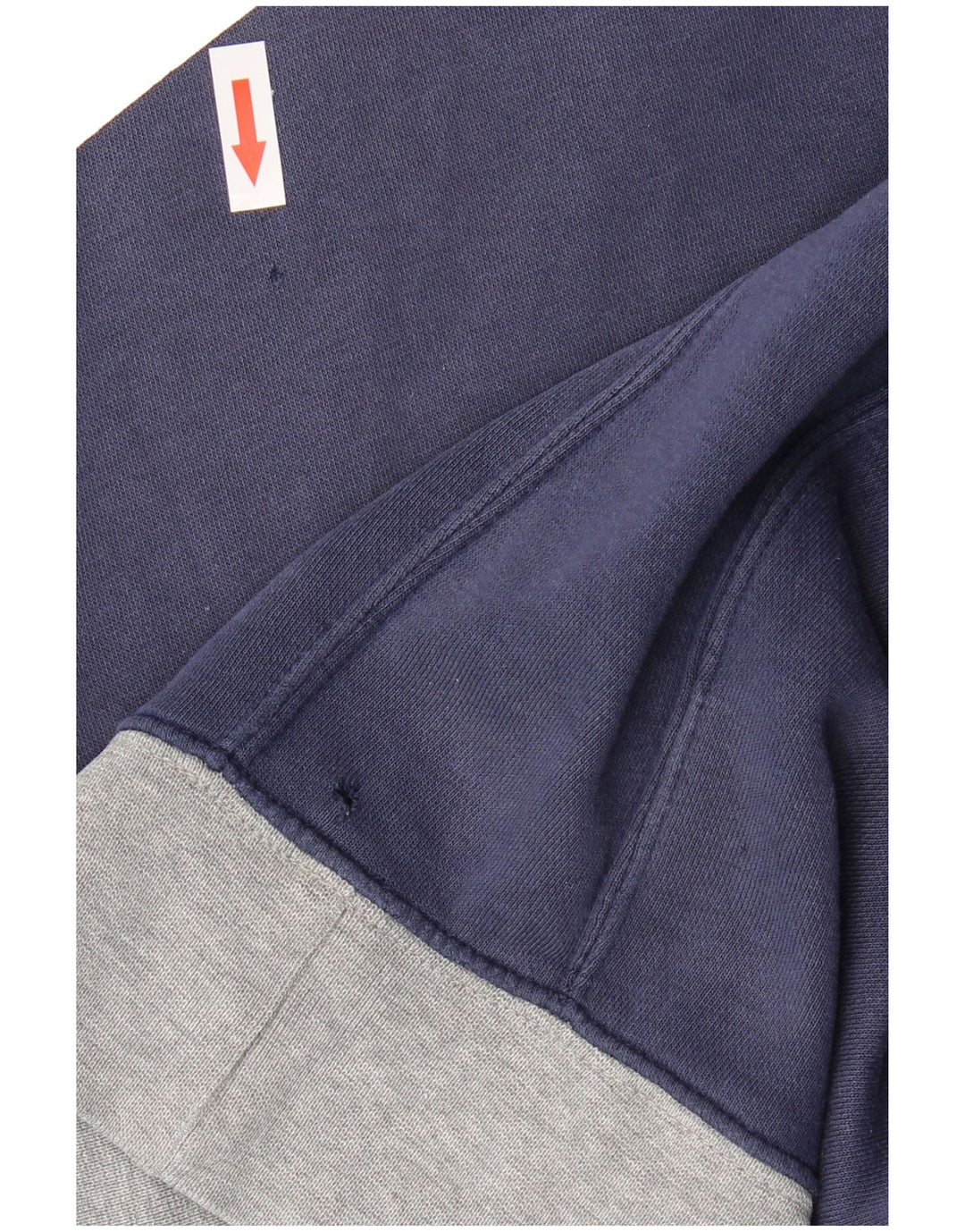 Nike Mens Graphic Hoodie Jumper Medium Navy Blue Cotton