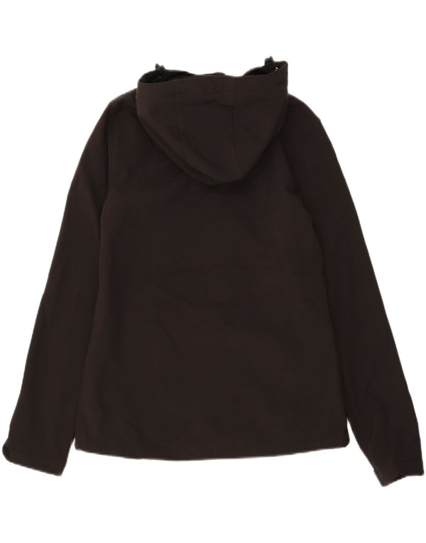 Mountain Warehouse Womens Hooded Windbreaker Jacket UK 10 Small Black