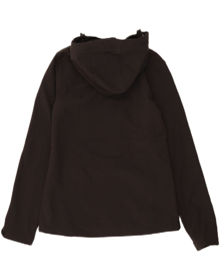 Mountain Warehouse Womens Hooded Windbreaker Jacket UK 10 Small Black