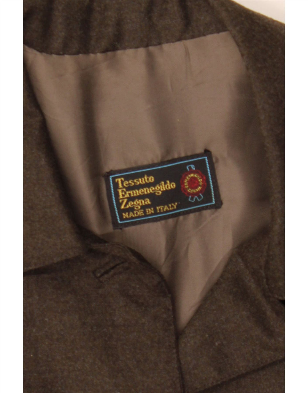 ERMENEGILDO ZEGNA Womens 5 Button Blazer Jacket UK 14 Large Brown Vintage Ermenegildo Zegna and Second-Hand Ermenegildo Zegna from Messina Hembry 