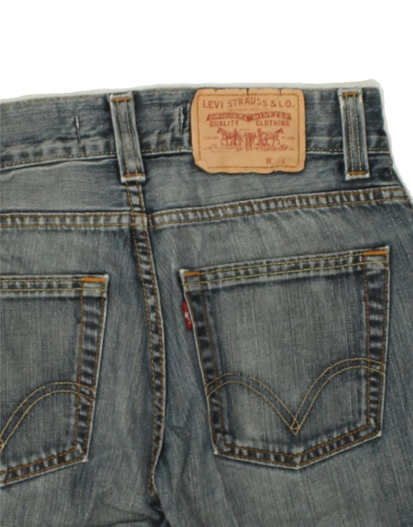 LEVI'S Mens 506 Standard Fit Denim Shorts W28 Small Blue Cotton | Vintage Levi's | Thrift | Second-Hand Levi's | Used Clothing | Messina Hembry 