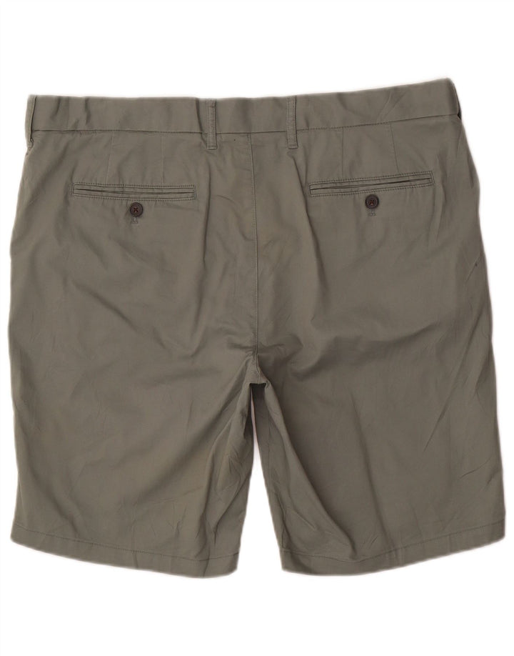Marks & Spencer Mens Chino Shorts W38 XL Khaki Cotton
