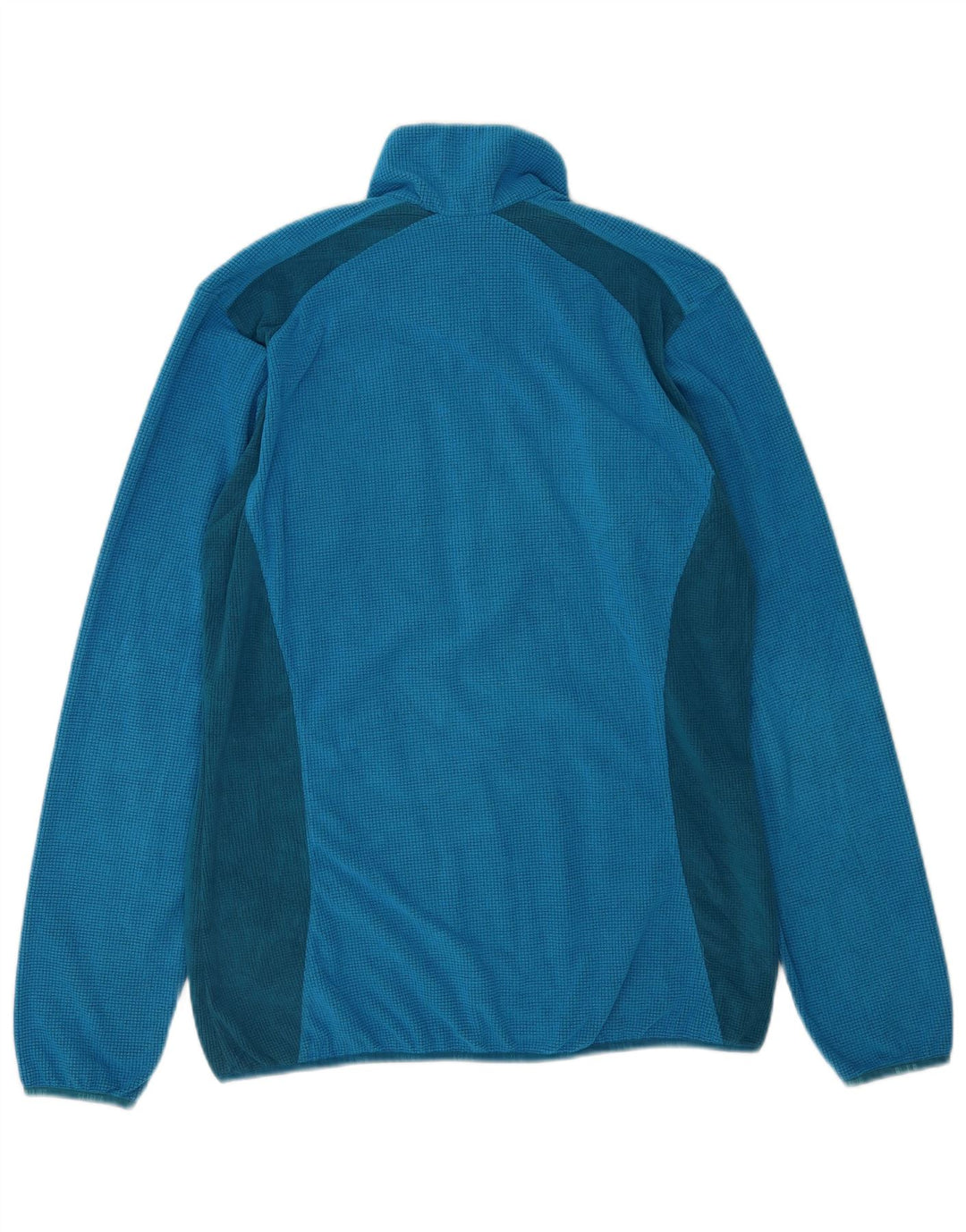 SALEWA Mens Zip Fleece Jumper EU 52 XL Blue Colourblock Polyester