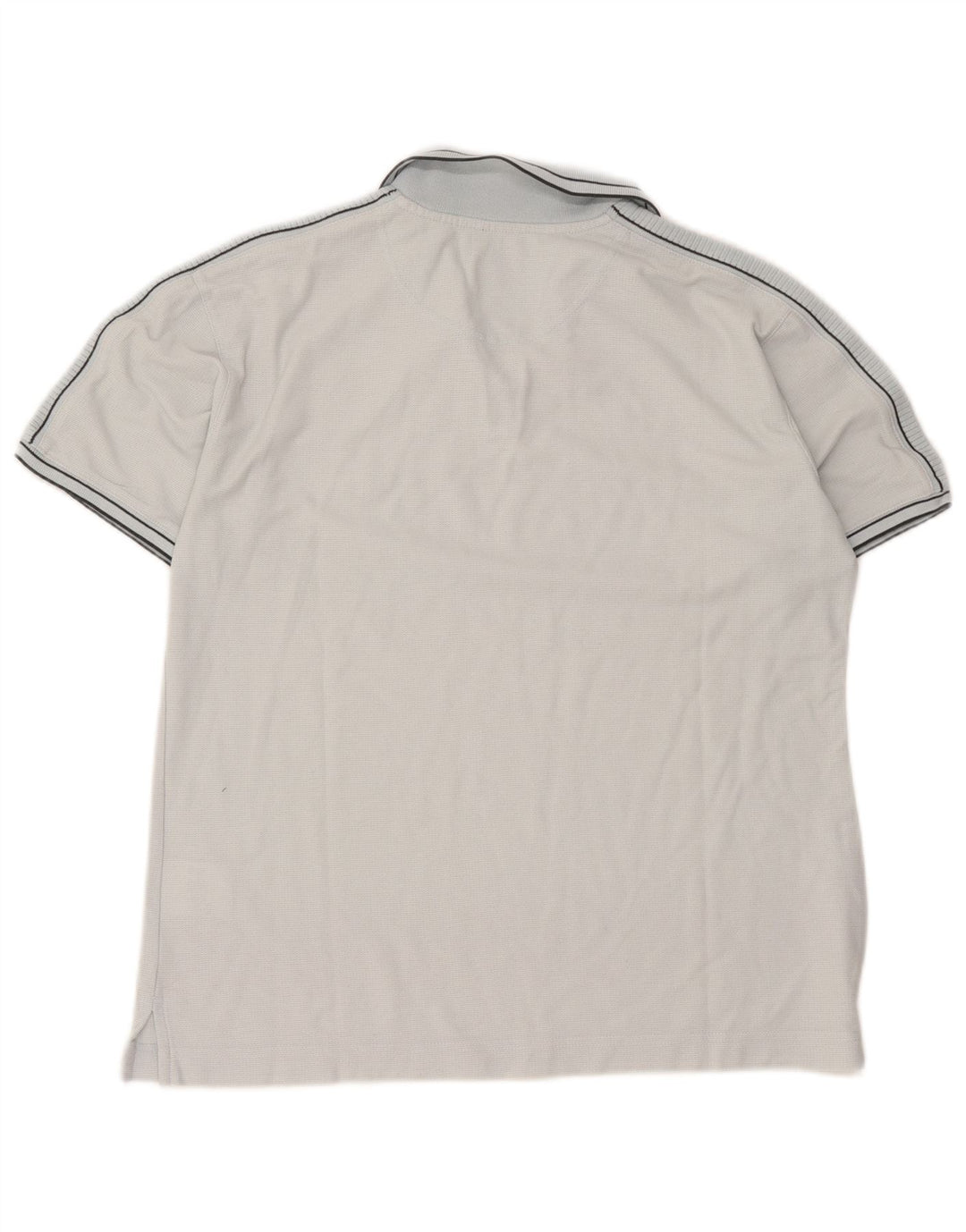 Lotto Womens Polo Shirt UK 14 Large Grey Cotton