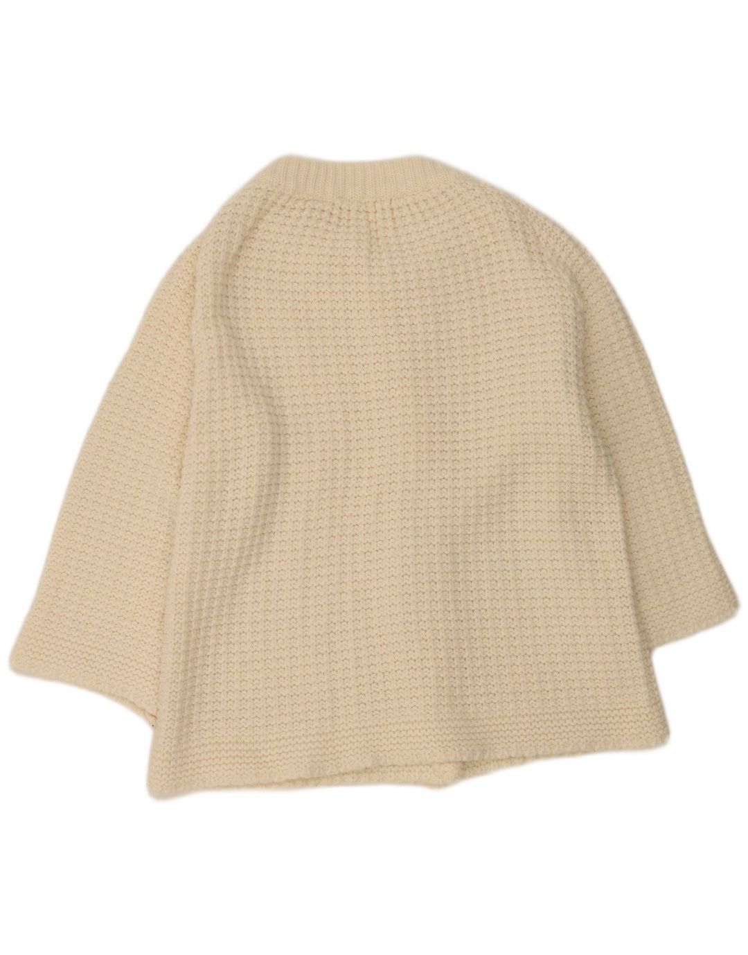 Vintage Womens Cardigan Sweater UK 14 Large Off White