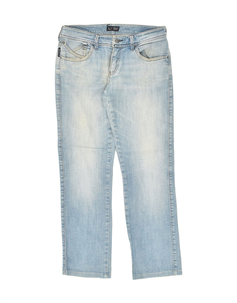 ARMANI Womens Straight Jeans W29 L29  Blue Cotton Vintage Armani and Second-Hand Armani from Messina Hembry 