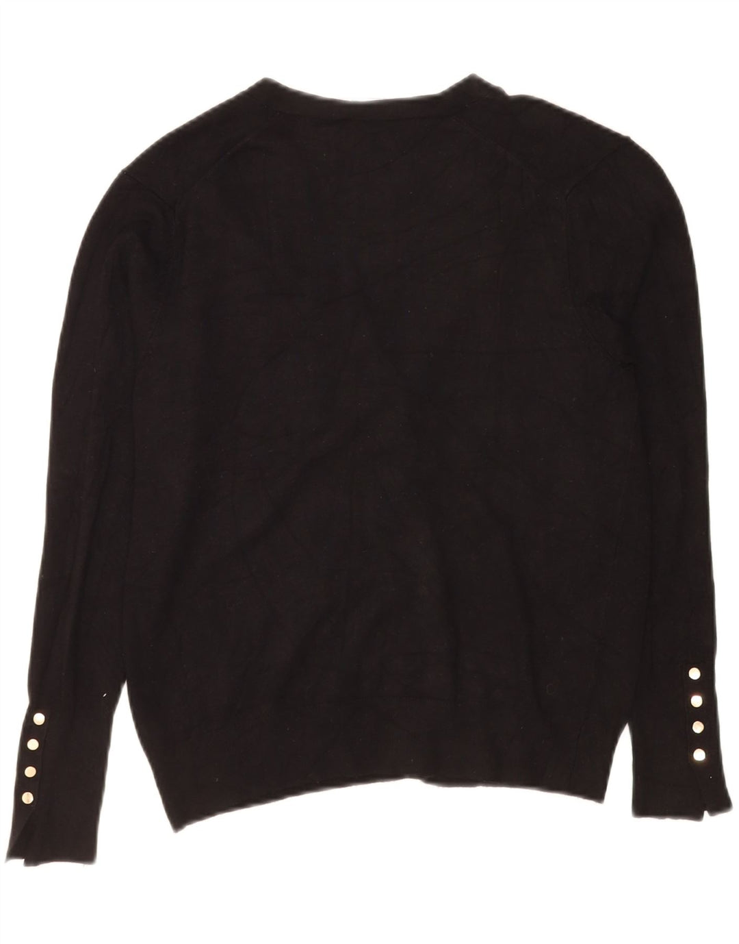 Zara Womens Cardigan Sweater UK 14 Large Black