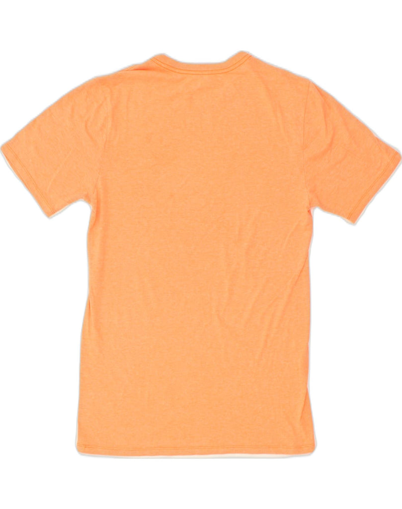 HURLEY Mens Graphic T-Shirt Top Small Orange Polyester | Vintage Hurley | Thrift | Second-Hand Hurley | Used Clothing | Messina Hembry 