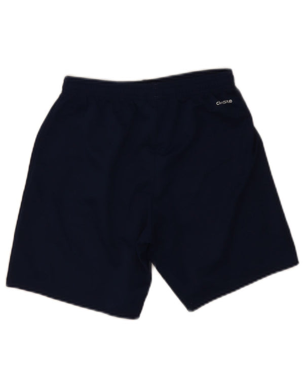 Adidas Boys Climalite Sport Shorts 11-12 Years Navy Blue Polyester