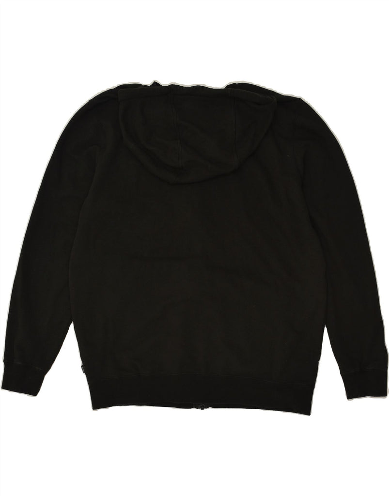 PUMA Mens Zip Hoodie Sweater Large Black Cotton | Vintage Puma | Thrift | Second-Hand Puma | Used Clothing | Messina Hembry 