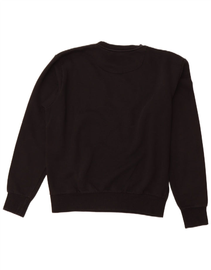 ELLESSE Mens Graphic Sweatshirt Jumper Large Black Cotton