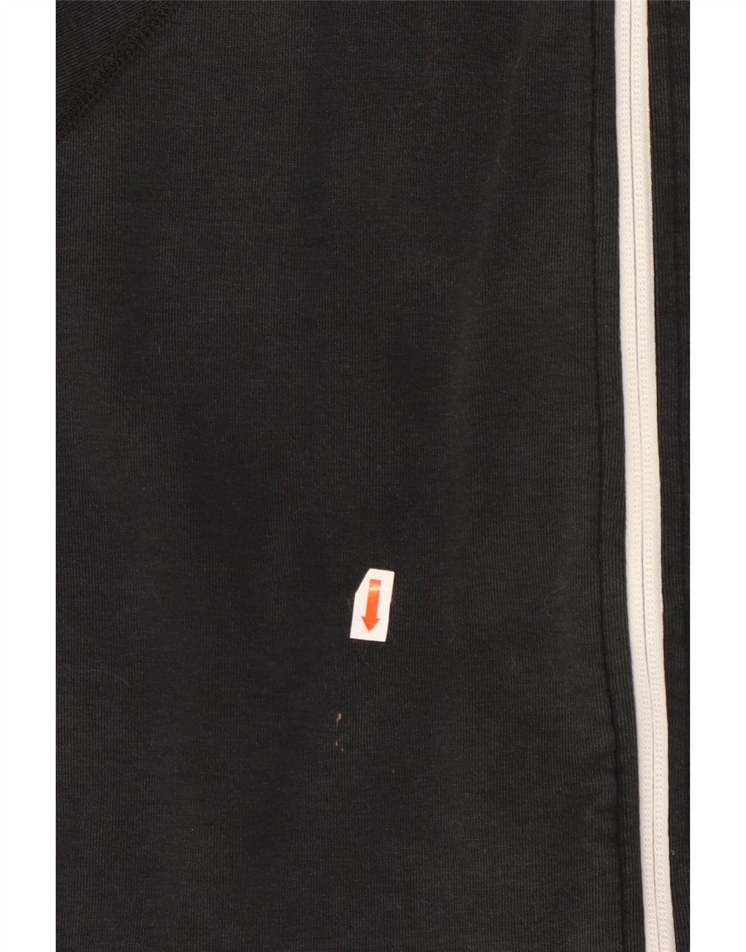 NIKE Womens Zip Hoodie Sweater UK 16 Large Black Cotton