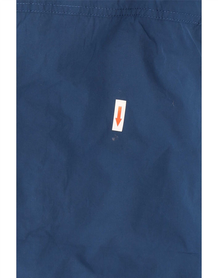 Superdry Mens Rain Jacket UK 34 XS Blue Polyester