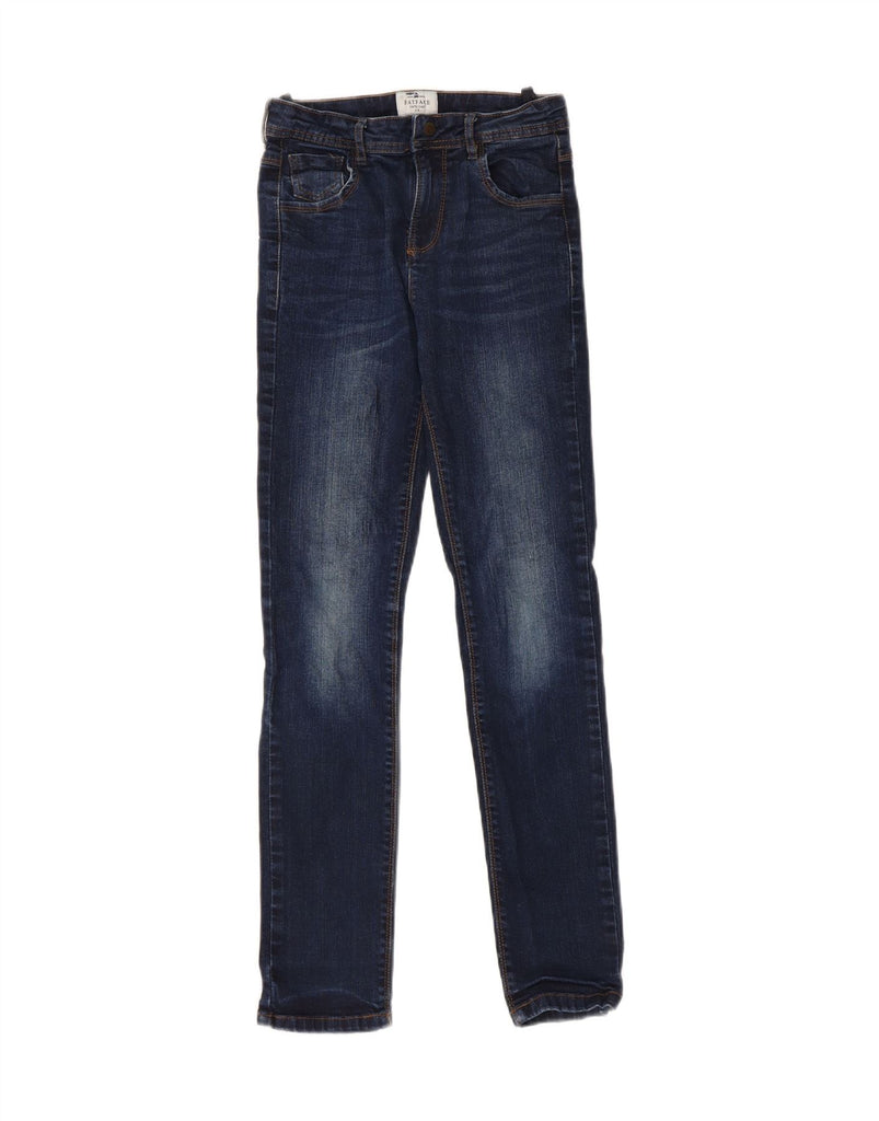 FAT FACE Girls Slim Jeans 12-13 Years W26 L29 Blue Cotton Vintage Fat Face and Second-Hand Fat Face from Messina Hembry 