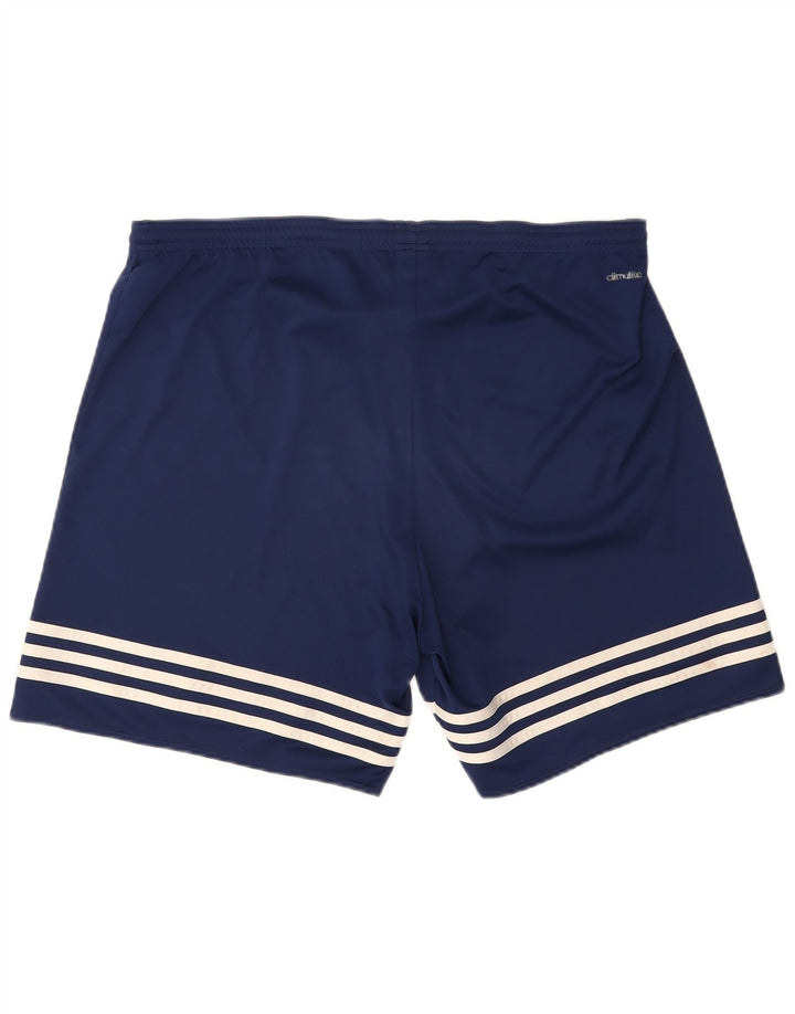 Adidas Mens Climalite Sport Shorts XL Navy Blue Polyester
