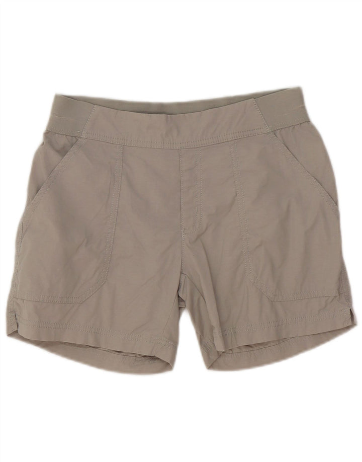 Columbia Womens Regular Fit Chino Shorts Small W28 Grey Cotton
