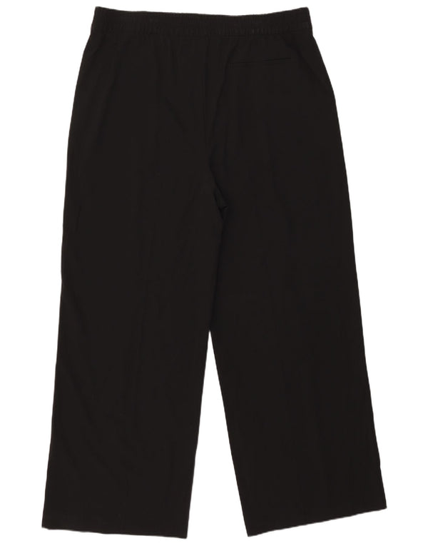 Marks & Spencer Womens High Waist Chino Trousers UK 20 2XL W40 L31 Black