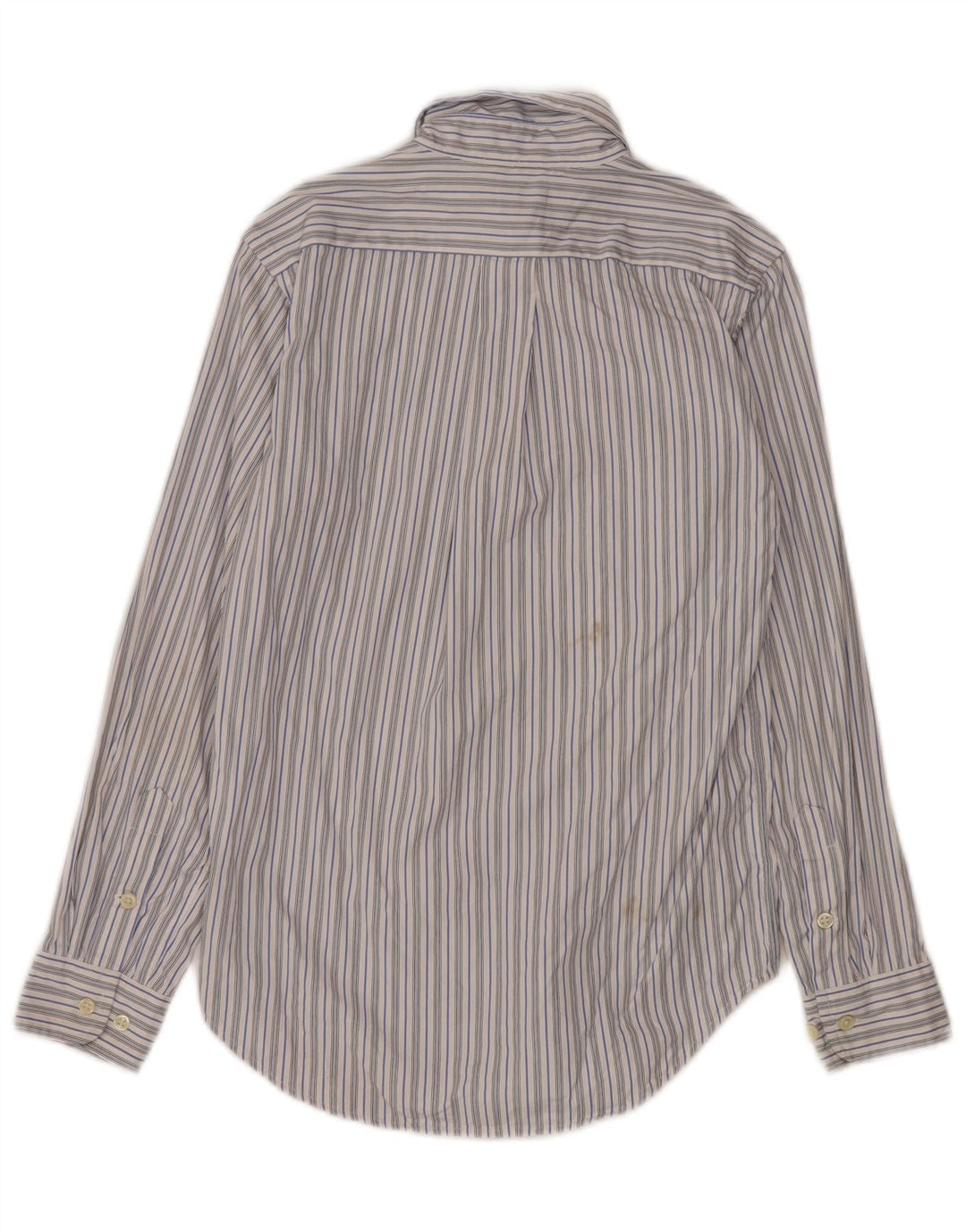 Ralph Lauren Mens Shirt Size 14 Small White Striped Cotton