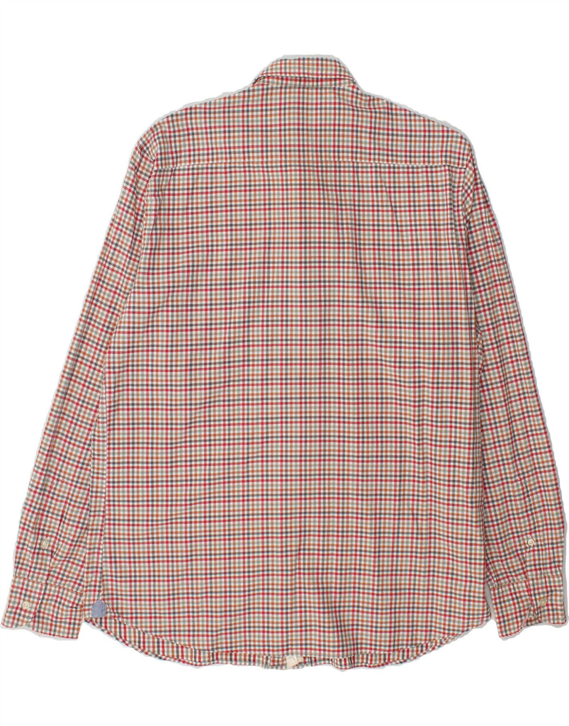 MASSIMO DUTTI Mens Shirt XL Multicoloured Check Cotton Vintage Massimo Dutti and Second-Hand Massimo Dutti from Messina Hembry 