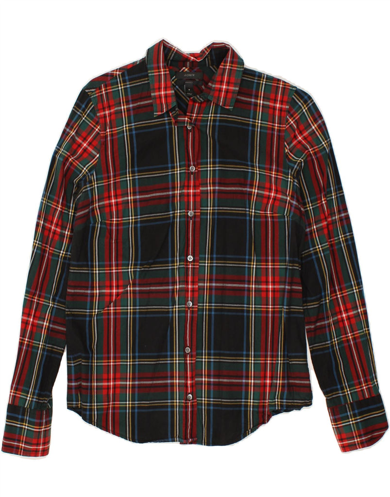 J. CREW Womens Shirt US 6 Medium Red Check Cotton | Vintage J. Crew | Thrift | Second-Hand J. Crew | Used Clothing | Messina Hembry 