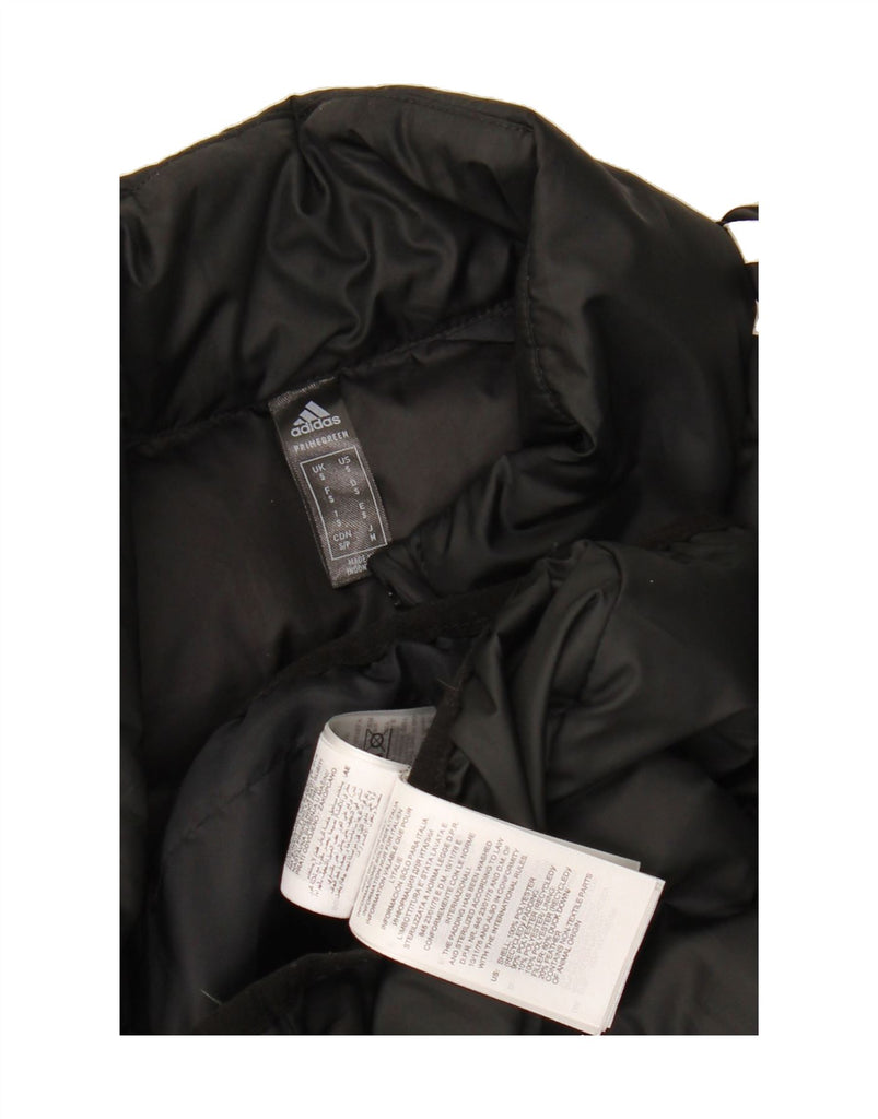 ADIDAS Mens Padded Jacket UK 36 Small Black Polyester Vintage Adidas and Second-Hand Adidas from Messina Hembry 