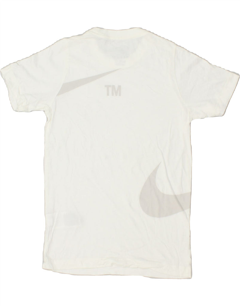 NIKE Boys Graphic T-Shirt Top 10-11 Years Medium White Cotton | Vintage Nike | Thrift | Second-Hand Nike | Used Clothing | Messina Hembry 