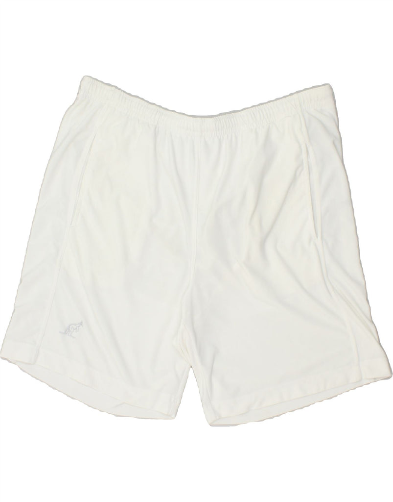 AUSTRALIAN L'ALPINA Mens Sport Shorts IT 52 XL White Polyester Vintage AUSTRALIAN L'ALPINA and Second-Hand AUSTRALIAN L'ALPINA from Messina Hembry 