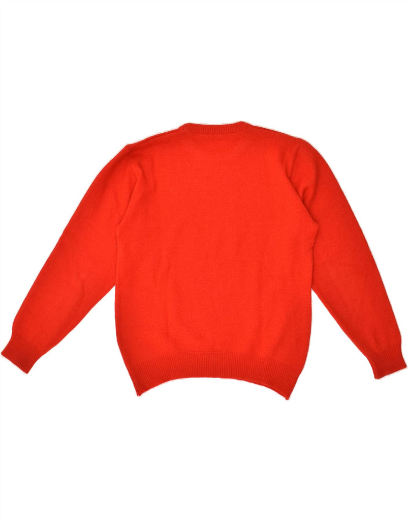 VINTAGE Womens Crew Neck Jumper Sweater UK 12 Medium Red | Vintage Vintage | Thrift | Second-Hand Vintage | Used Clothing | Messina Hembry 