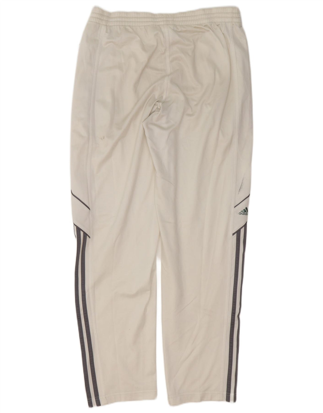 Adidas Mens Tracksuit Trousers Medium White Polyester