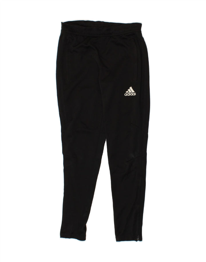 ADIDAS Womens Climacool Tracksuit Trousers UK 10 Small  Black Polyester Vintage Adidas and Second-Hand Adidas from Messina Hembry 