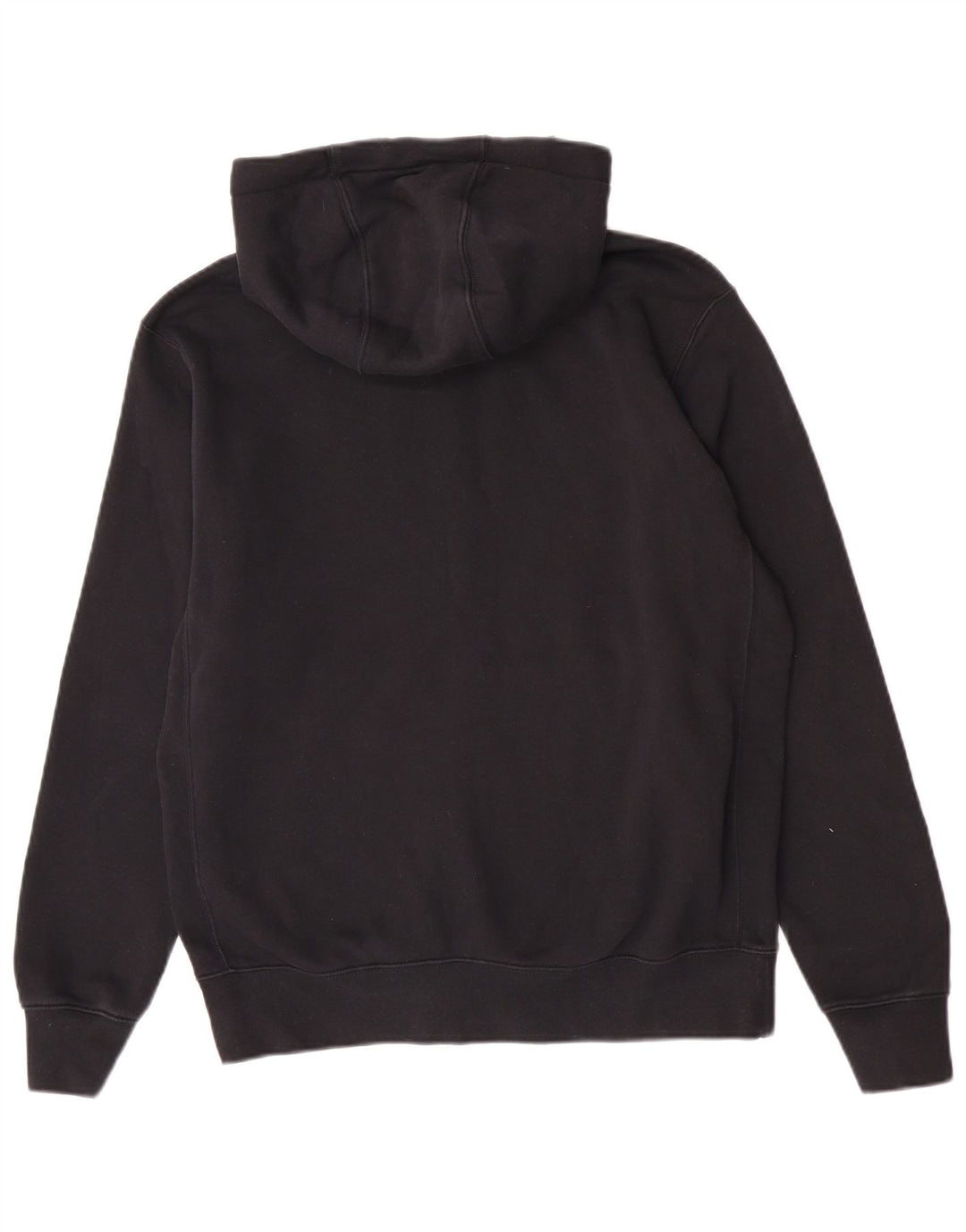 Nike Mens Zip Hoodie Sweater Medium Black Cotton